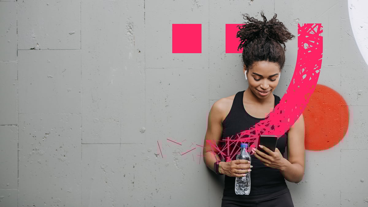 1920X1080 Woman Holding a Phone